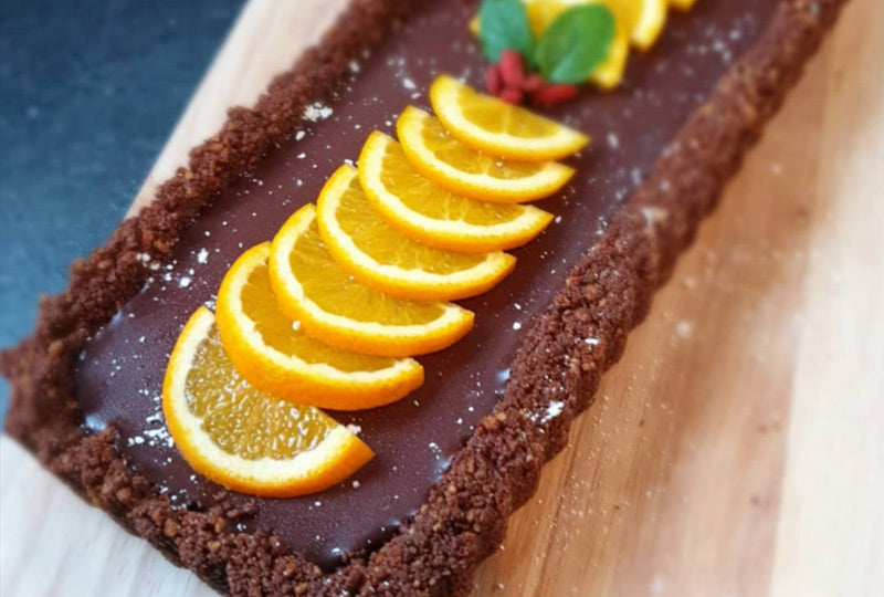 Choc Orange & Ginger Tart