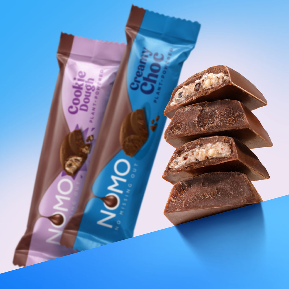 NOMO Creamy Chocolate Bars / Cookie Dough Chocolate Bars Bundle