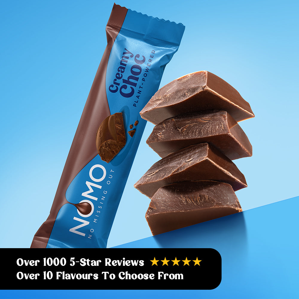 NOMO Creamy Chocolate Bars / Cookie Dough Chocolate Bars Bundle