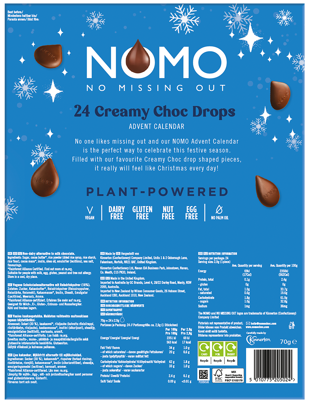 Creamy Choc Advent Calendar