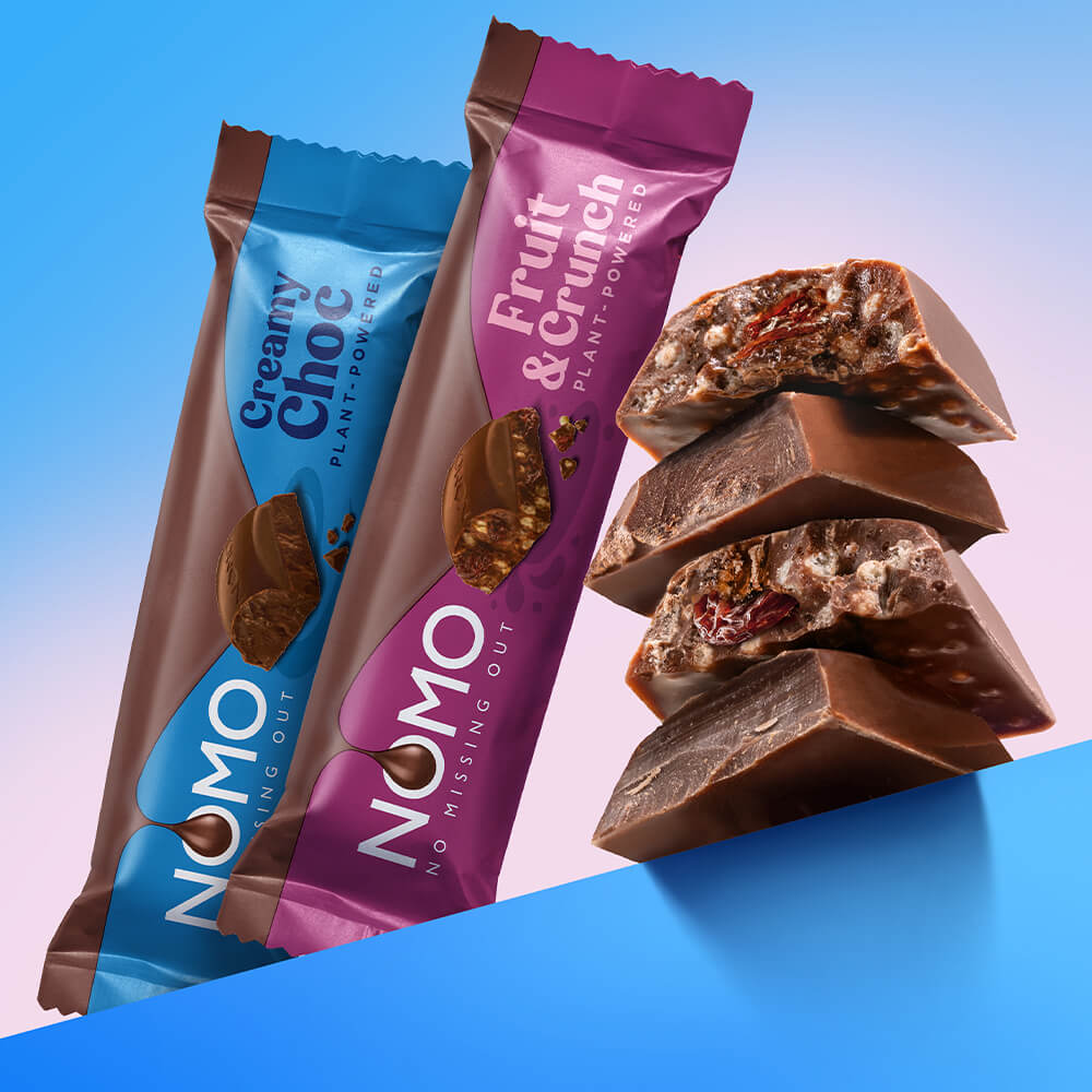 NOMO Fruit & Crunch/Creamy Chocolate Bars Bundle – NOMOCHOC