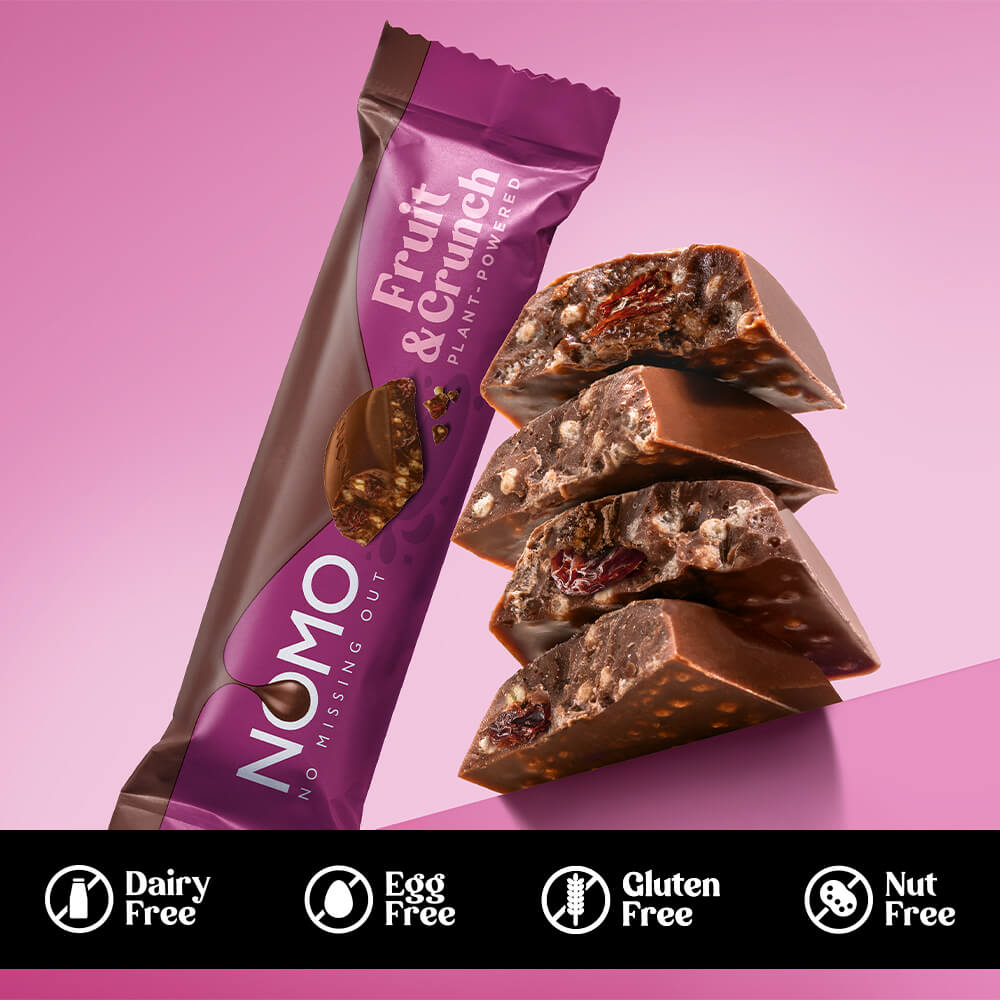NOMO Fruit & Crunch/Creamy Chocolate Bars Bundle – NOMOCHOC