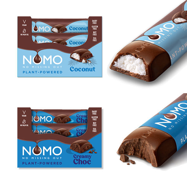 NOMO Coconut/Creamy Chocolate Bars Bundle