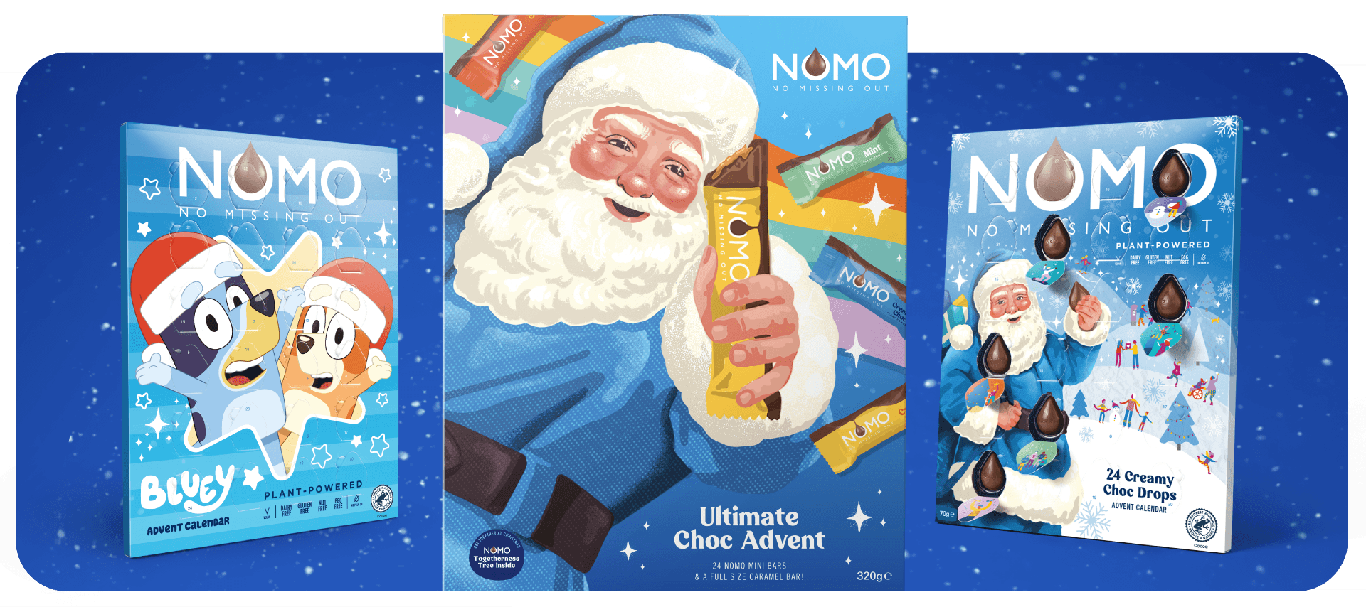 NOMO Christmas Vegan Chocolate - NOMO – NOMOCHOC