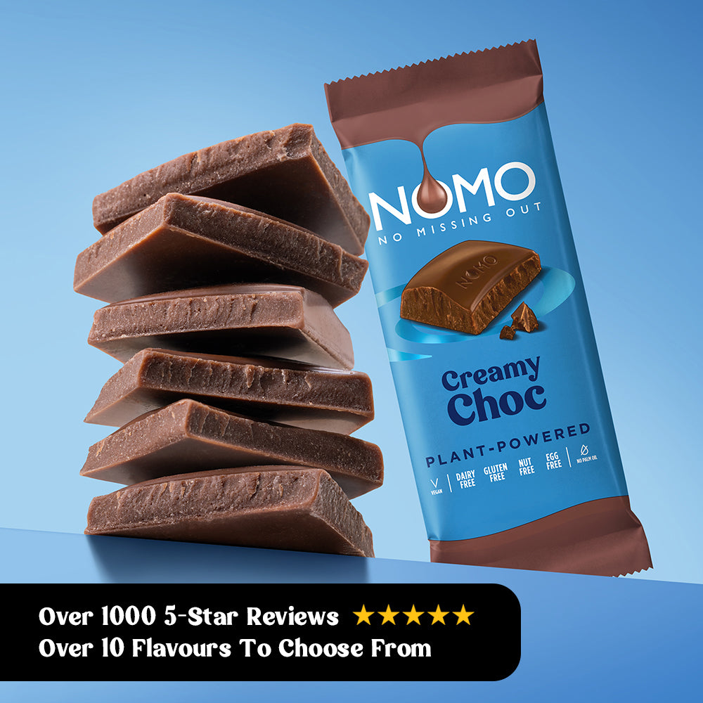 NOMO Creamy Chocolate Large Bars / Caramel & Sea Salt Chocolate Large Bars
